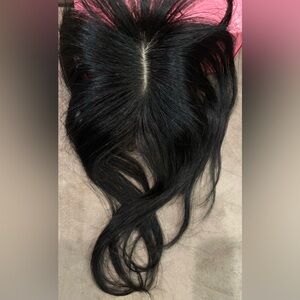Human hair topper NWT